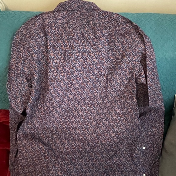 J. Crew Navy Floral Button-Up - Picture 4 of 4